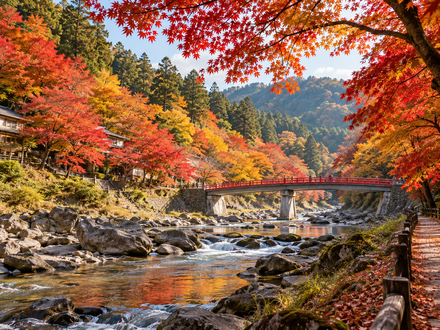 東海随一の紅葉スポット「香嵐渓」と滋賀 湖東三山3社巡り2日間　内容満点　大謝恩ツアー！