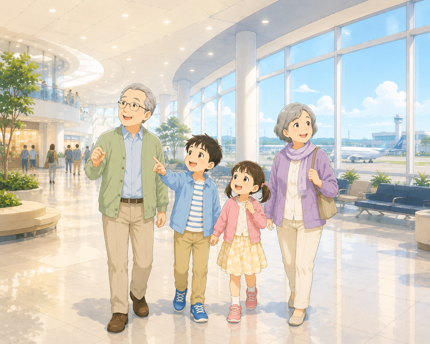 のと里山ポケモン・ウィズ・ユー空港へ行こう！“シルバーウィーク限定” おじいちゃん･おばあちゃん連れて行って！日帰りバスツアー